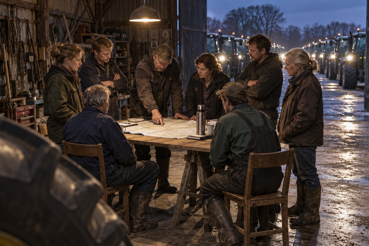 Boerenleiders trekken een streep: FDF bereidt harde acties voor na aanhoudende Haagse arrogantie.
