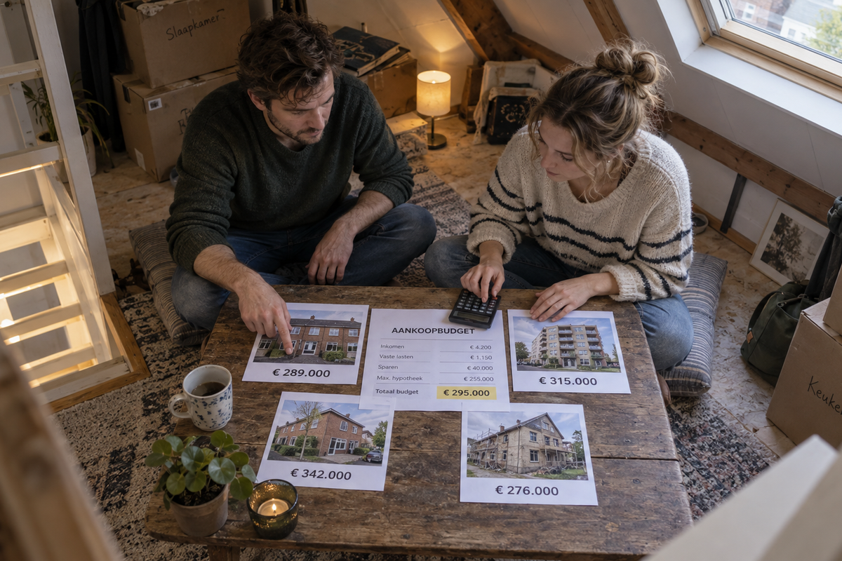 Calcasa: aandeel woningverkopen onder €250.000 daalt naar 8,8 procent.