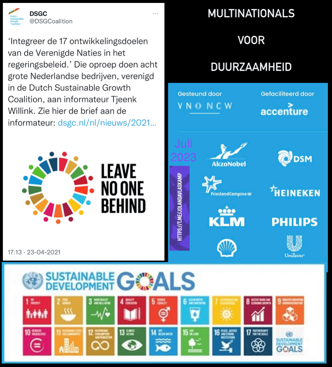 Dutch Sustainable Growth Coalition | Multinationals voor duurzaamheid en de SDG 2030 Agenda.