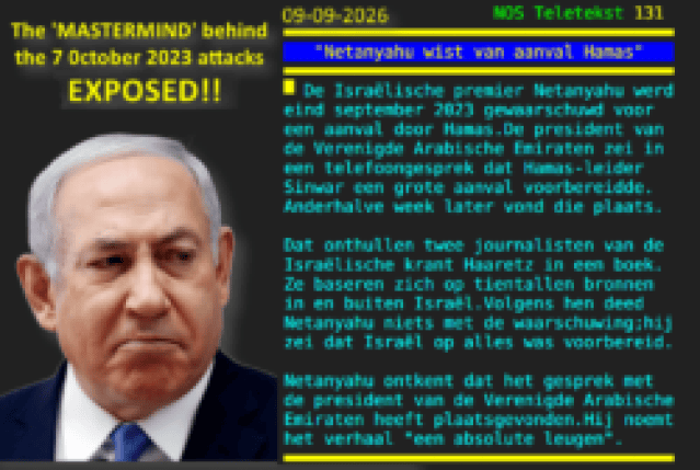 Nieuw bewijs!! Netanyahu áchter 7 0ktober ’23-aanval..!!.