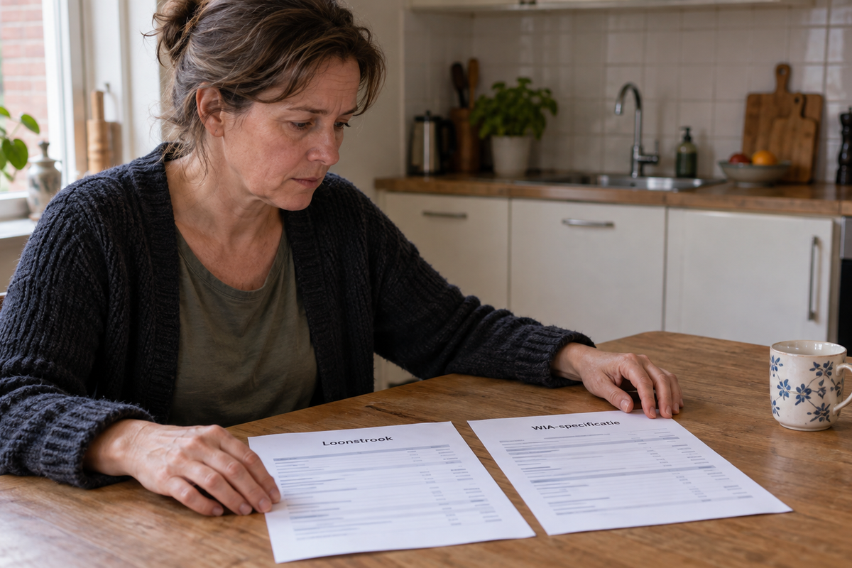 Onderzoek naar WIA-overgang: meerderheid deelnemers verliest €250 tot €750 netto per maand.