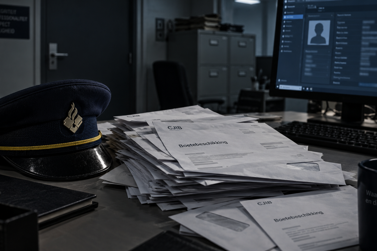 Politie wil 100 boetes schrappen.