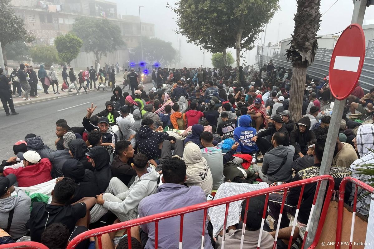 Spaanse veiligheidsdienst waarschuwde voor massale instroom Ceuta.