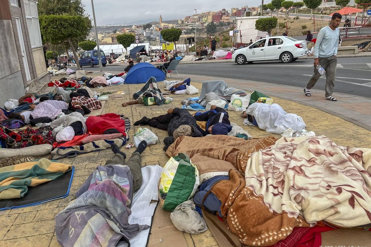 Spanje krijgt miljoenen van Brussel voor Ceuta.