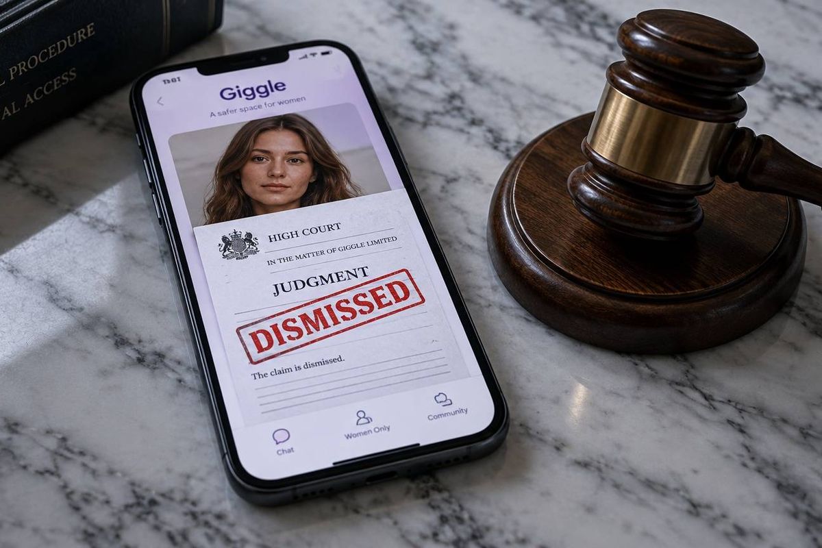 Vrouwenapp Giggle verliest rechtszaak tegen transvrouw.