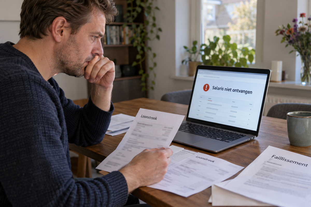 Werkgever failliet? UWV kan achterstallig loon betalen.