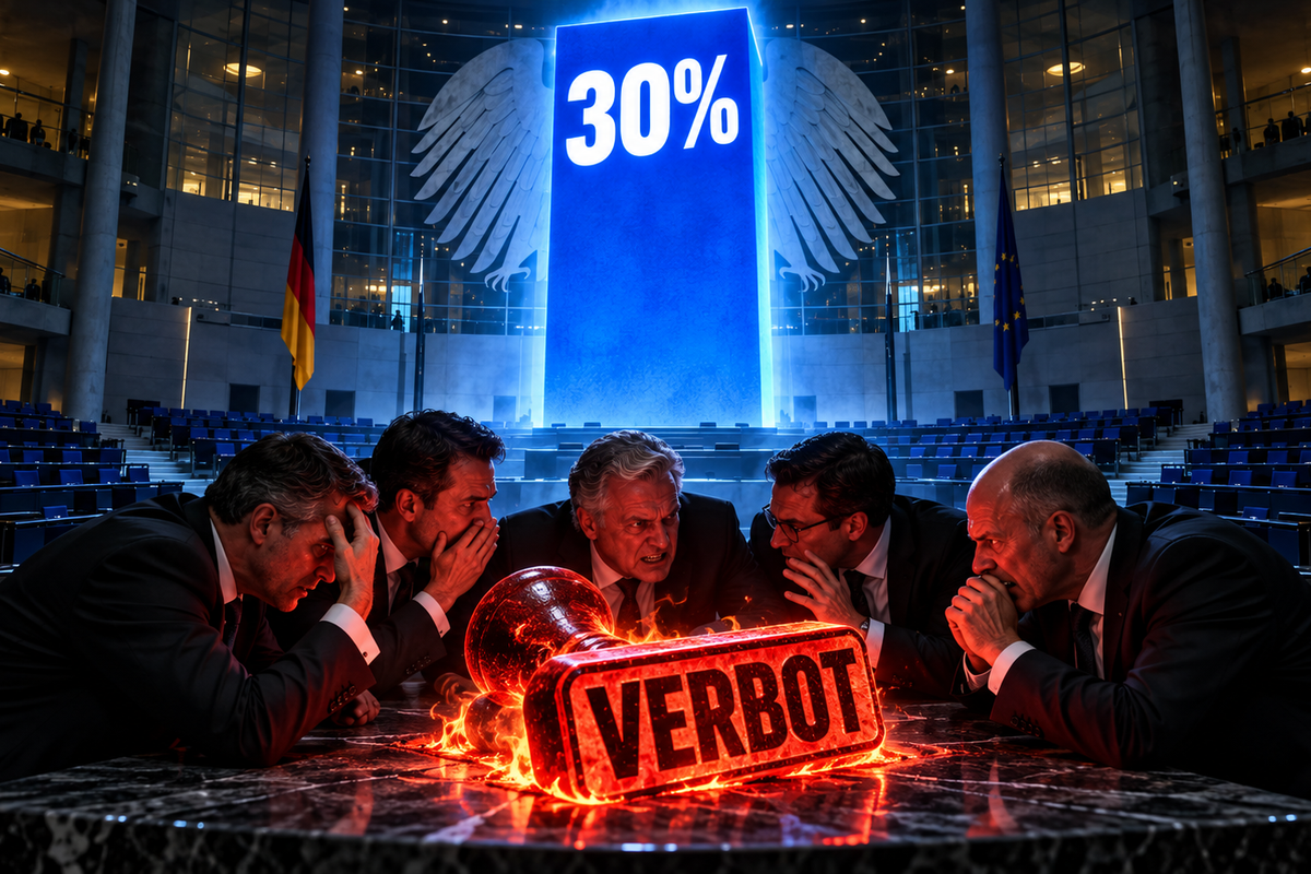 AfD dendert naar record van 30 procent: doodsbang Duits kartel wil populairste partij van het land simpelweg VERBIEDEN!.
