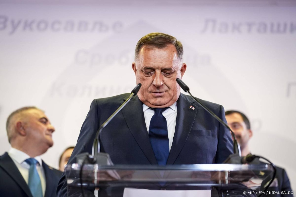 Dodik claimt winst voor zijn partij in Bosnische verkiezingen.