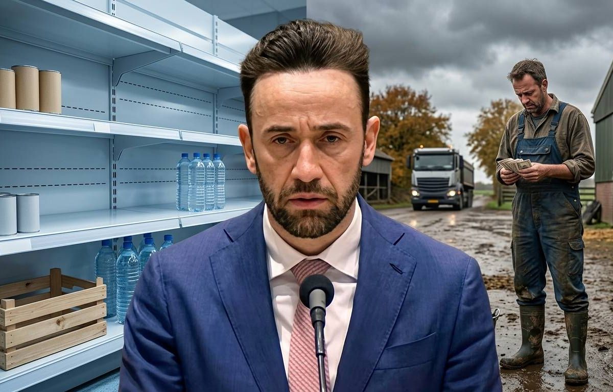 Erkens (VVD) bereidt je voor op lege schappen ('geen grote nationale ramp' als kiwi's ontbreken), maar laat onze eigen boeren bloeden!.