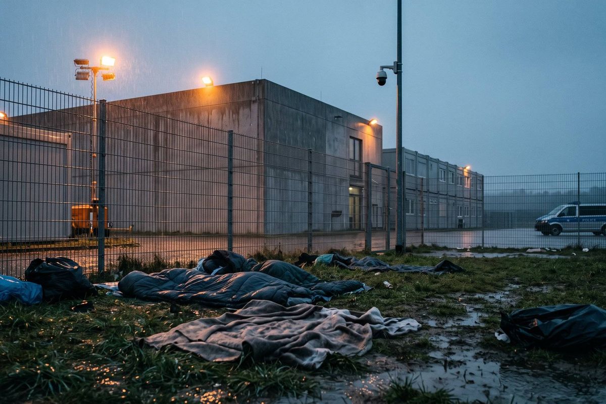 Van den Brink laat Ter Apel verloederen: vorig jaar werd meer dan de helft afgewezen, toch ligt het gras weer vol asielzoekers.